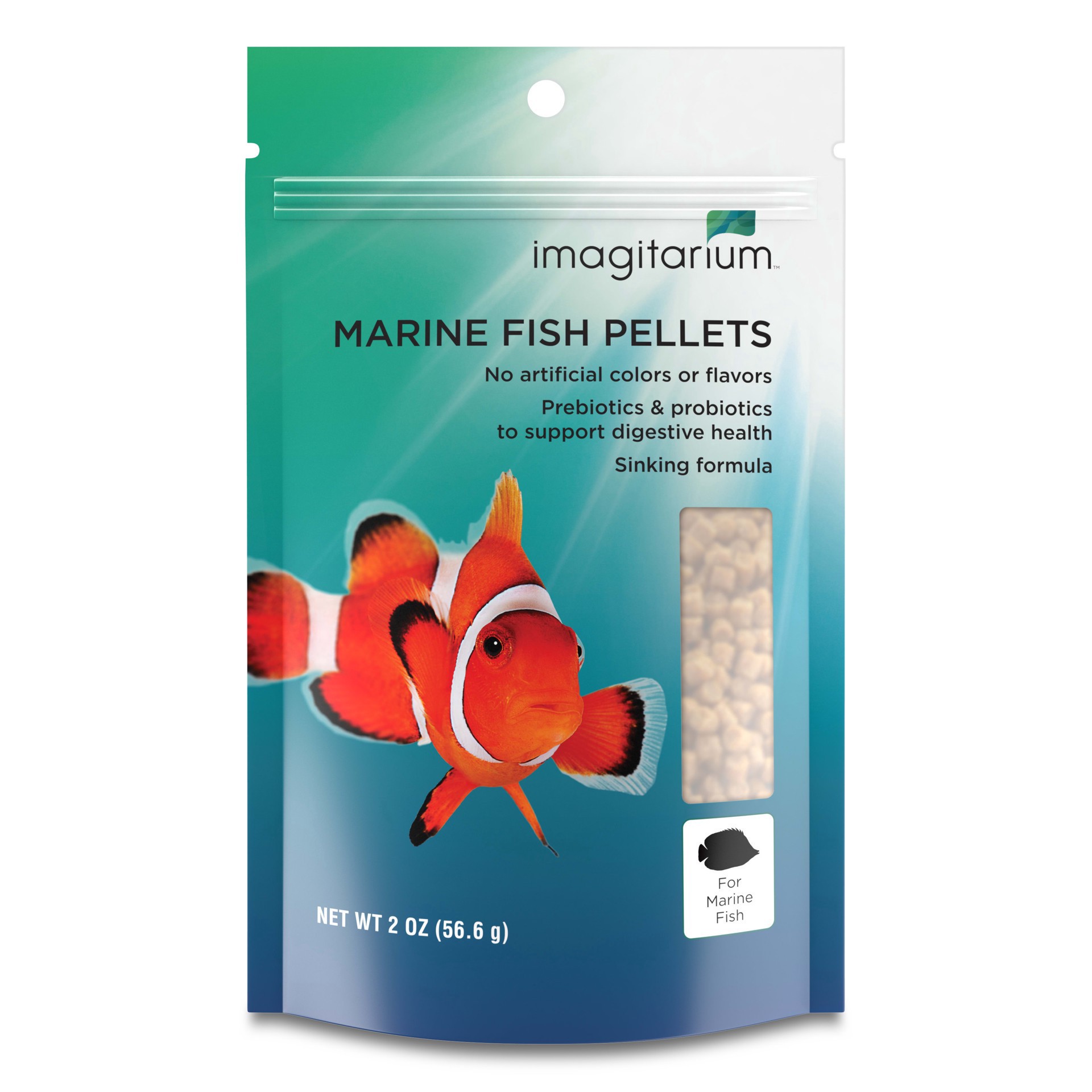 slide 1 of 1, Imagitarium Marine Pellets, 2 oz., 1 ct
