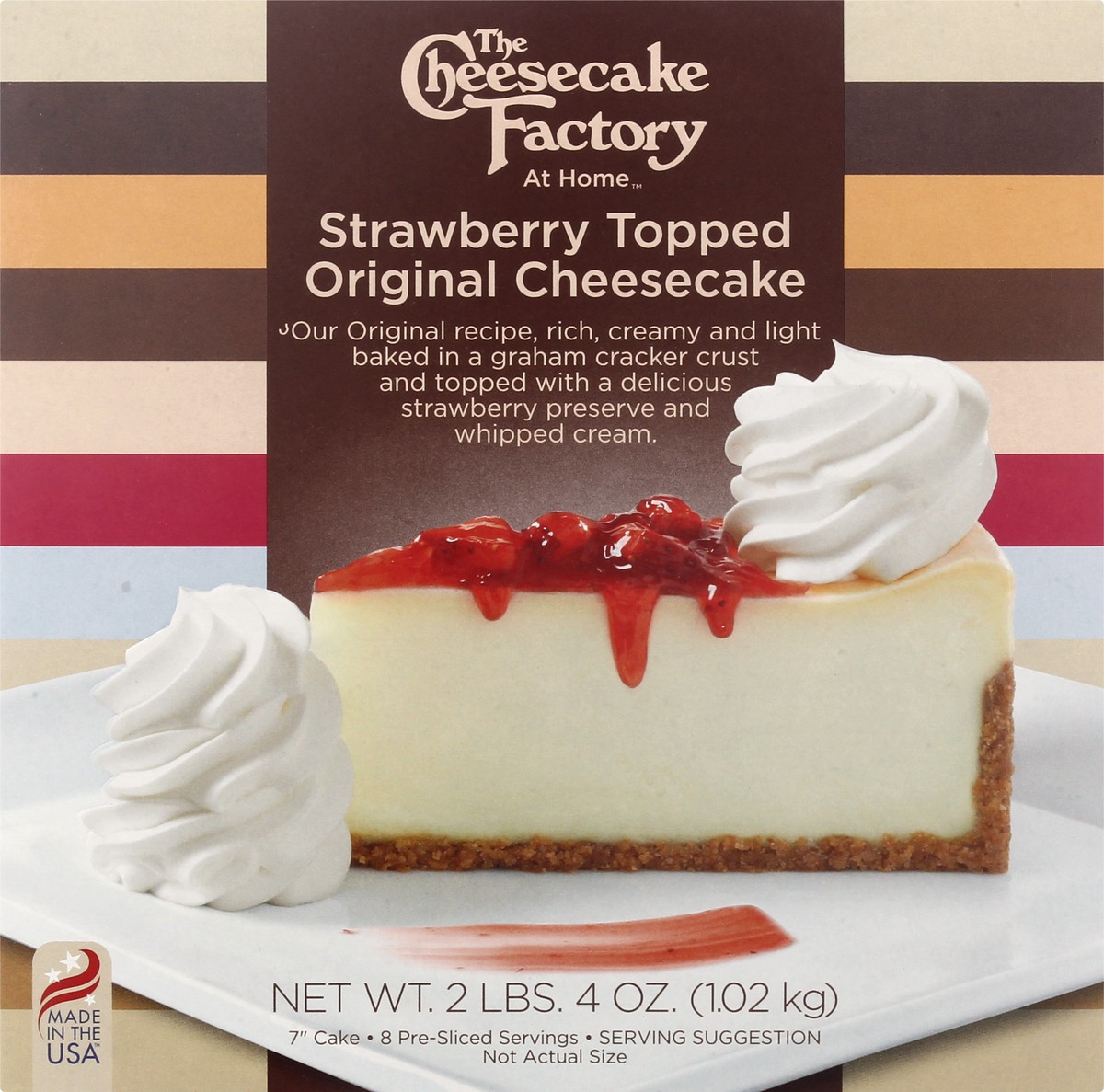 slide 9 of 13, The Cheesecake Factory Strawberry Topped Original Cheesecake 36 oz, 36 oz