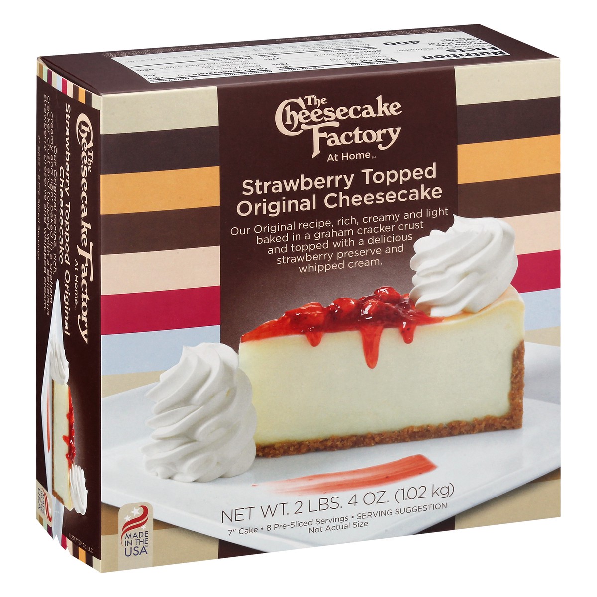 slide 6 of 13, The Cheesecake Factory Strawberry Topped Original Cheesecake 36 oz, 36 oz