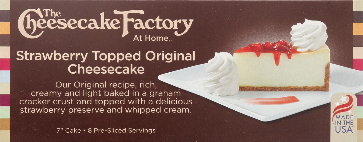 slide 5 of 13, The Cheesecake Factory Strawberry Topped Original Cheesecake 36 oz, 36 oz