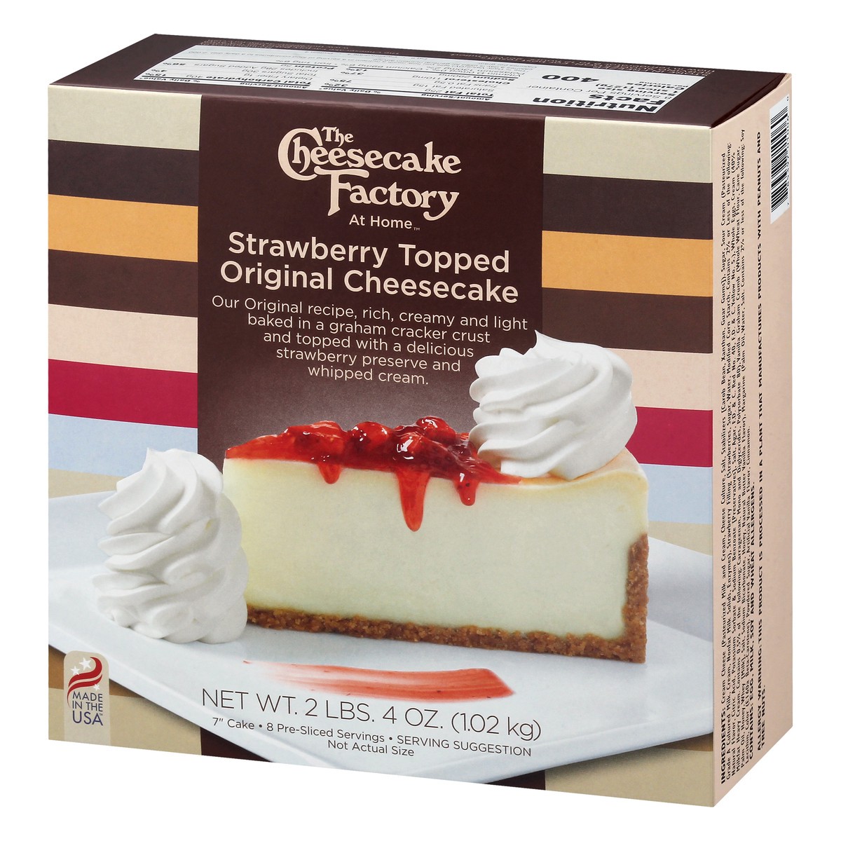 slide 13 of 13, The Cheesecake Factory Strawberry Topped Original Cheesecake 36 oz, 36 oz