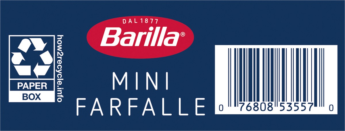 slide 4 of 9, Barilla Mini Farfalle Pasta, 1 lb