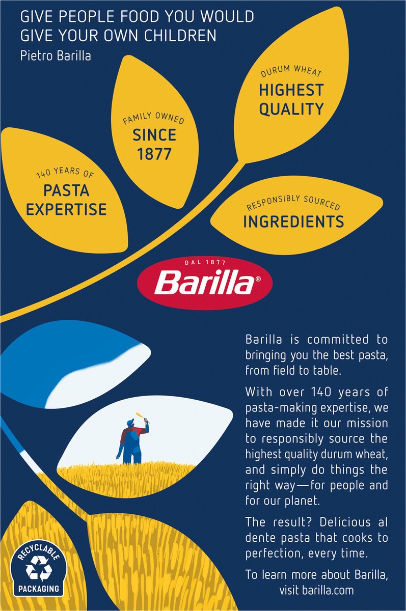 slide 5 of 9, Barilla Mini Farfalle Pasta, 16 oz