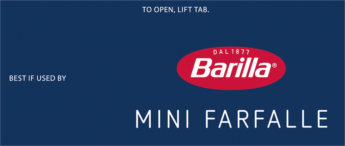 slide 9 of 9, Barilla Mini Farfalle Pasta, 1 lb