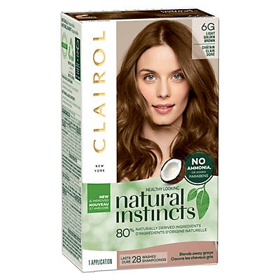 slide 1 of 1, Clairol Natural Instincts 6G Light Golden Brown, 1 ct