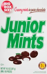 Junior Mints Pure Chocolate Creamy Mints 10.5 oz