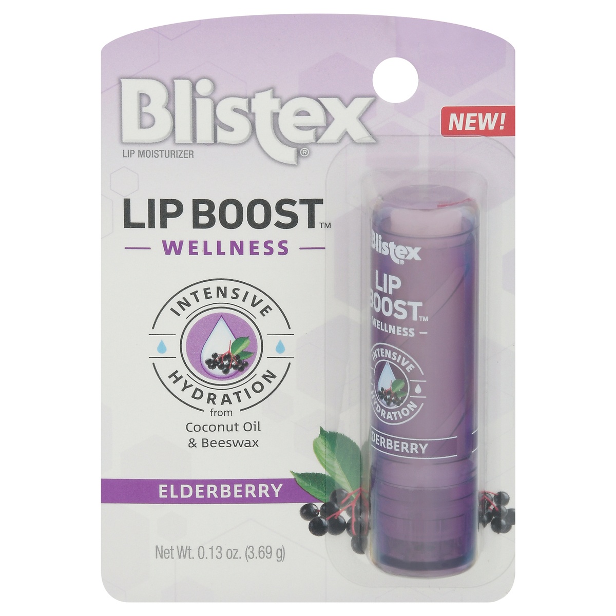 slide 1 of 1, Blistex Lip Boost, Elderberry, 1 ct