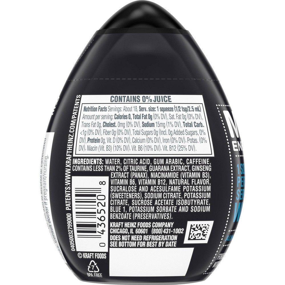 slide 16 of 19, MiO Energy Wicked Blue Citrus Naturally Flavored Liquid Water Enhancer with Caffeine & B Vitamins - 1.62 oz, 1.62 oz