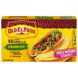 Old El Paso Crunchy Taco Shells, Gluten-Free, 18 ct., 6.89 oz