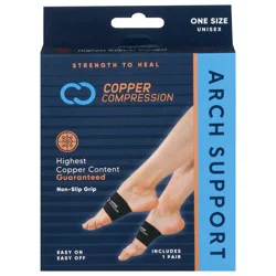 Copper Compression One Size Arch Support