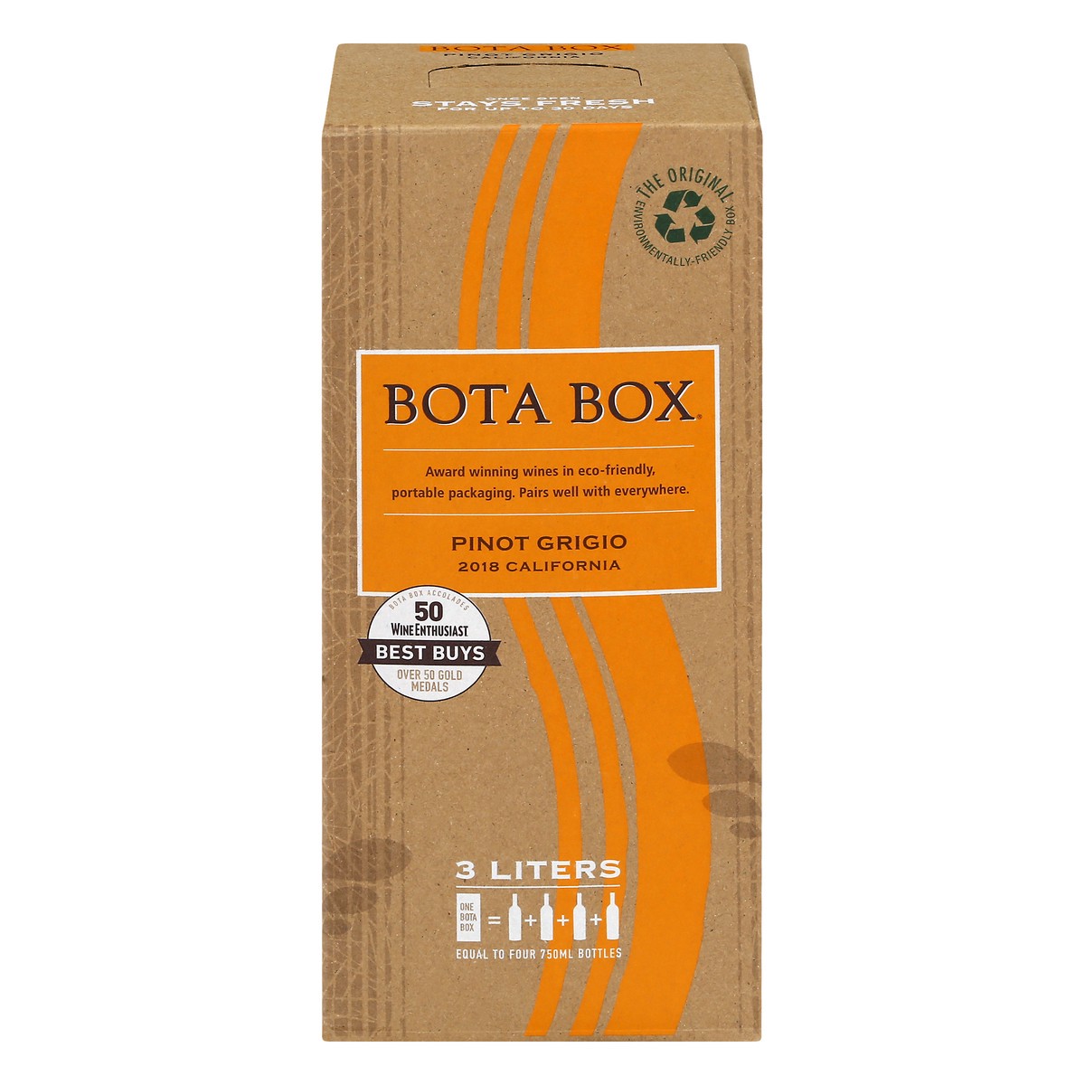 slide 1 of 43, Bota Box Pinot Grigio, 3 liter