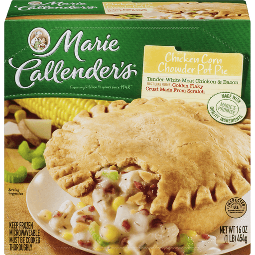 slide 3 of 18, Marie Callender's Chicken Corn Chowder Pot Pie, 16 Oz., 16 oz