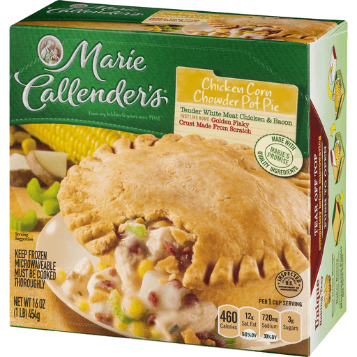 slide 7 of 18, Marie Callender's Chicken Corn Chowder Pot Pie, 16 Oz., 16 oz