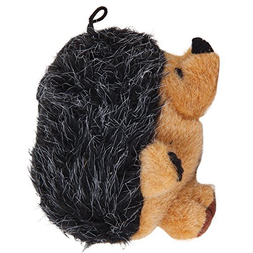 slide 4 of 6, Zoobilee Hedgehog Squatters Plush Dog Toy, 1 ct