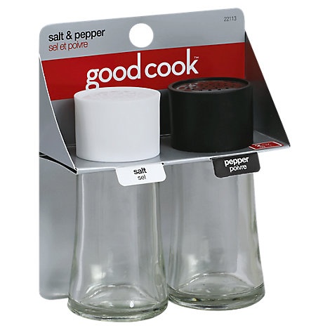 slide 1 of 1, Good Cook Salt & Pepper Set, 2 oz