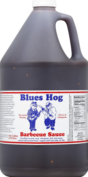 slide 1 of 1, Blues Hog Barbecue Sauce, 1 gal