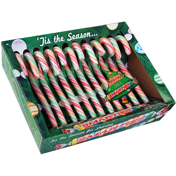 slide 1 of 1, Spangler Cmarties Candy Canes, 6 oz