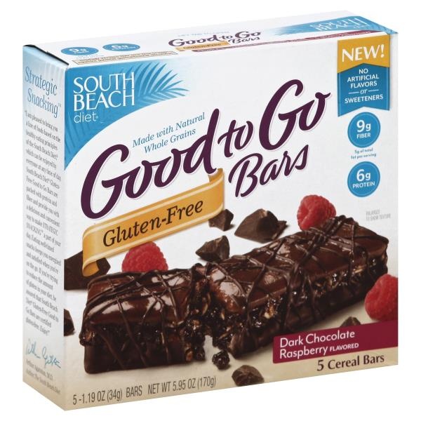 slide 1 of 1, South Beach Diet Cereal Bars 5 ea, 5 ct