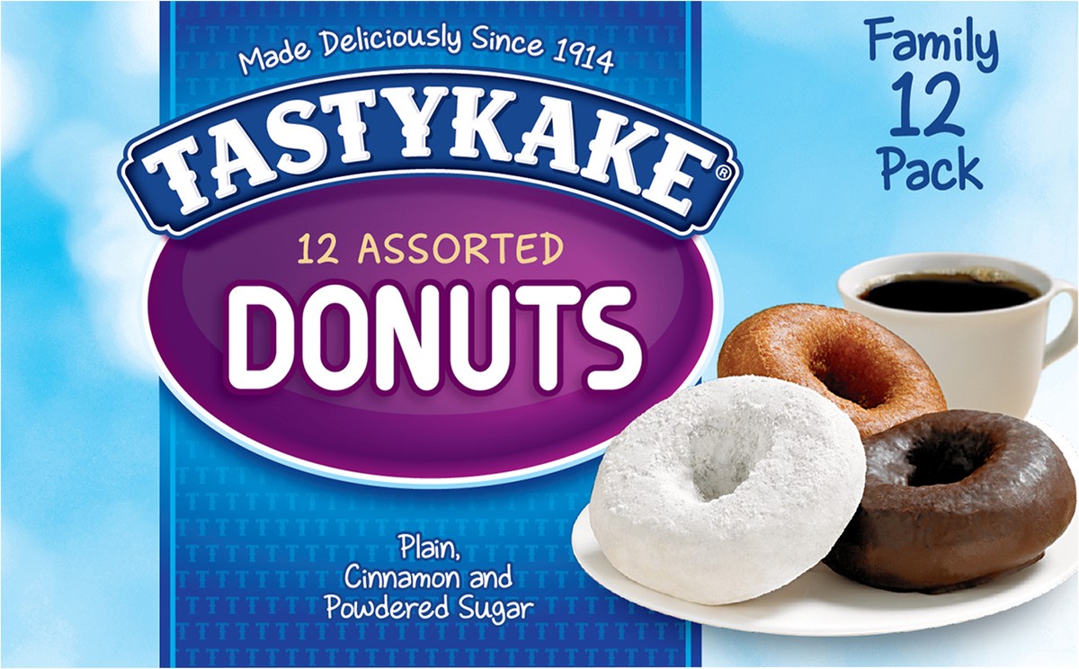 slide 5 of 9, Tastykake Assorted Donuts 12 ct Box, 18 oz