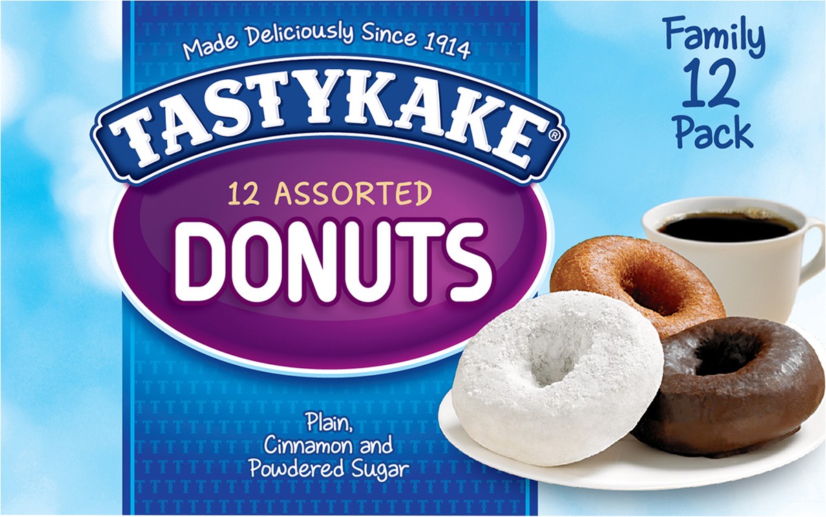 slide 3 of 9, Tastykake Assorted Donuts 12 ct Box, 18 oz
