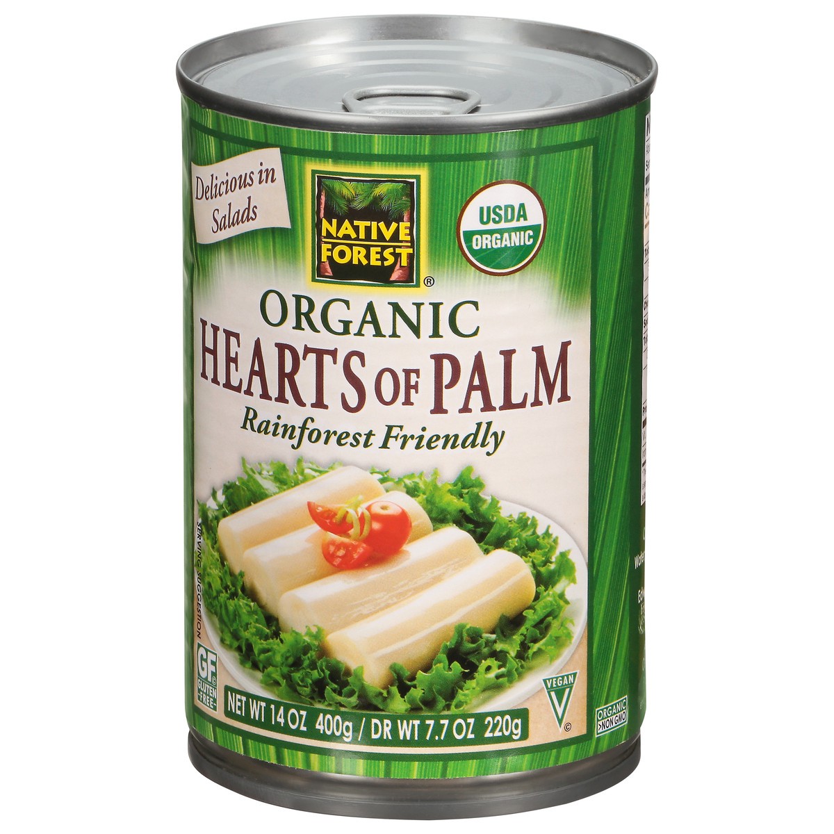 slide 2 of 14, Native Forest Hearts Of Palm, 14 oz