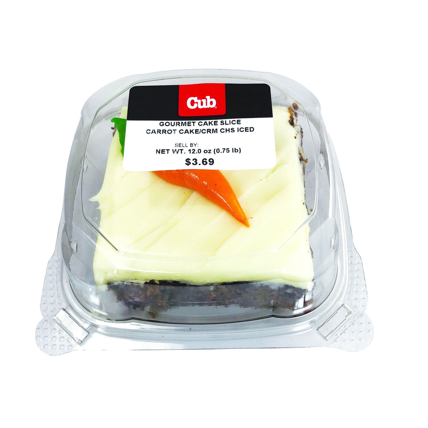slide 1 of 1, Cub Carrot Cake Slice, 12 Ounce, 12 oz