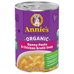 Annie''s Organic Bunny Pasta and Chicken Broth Soup, 14 oz