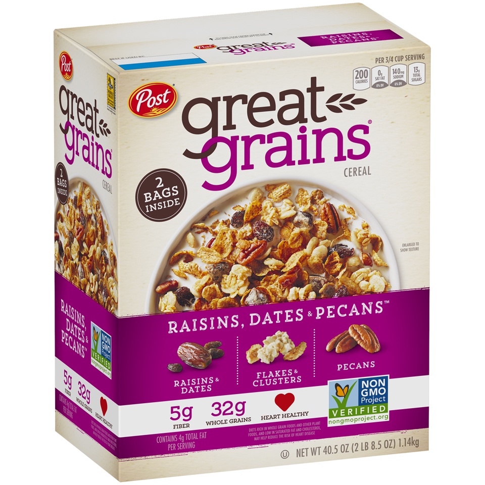 Post Great Grains Raisins Dates & Pecans 40.5 oz | Shipt