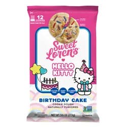 Sweet Loren's Hello Kitty Birthday Cake Cookie Dough, 9.6 oz