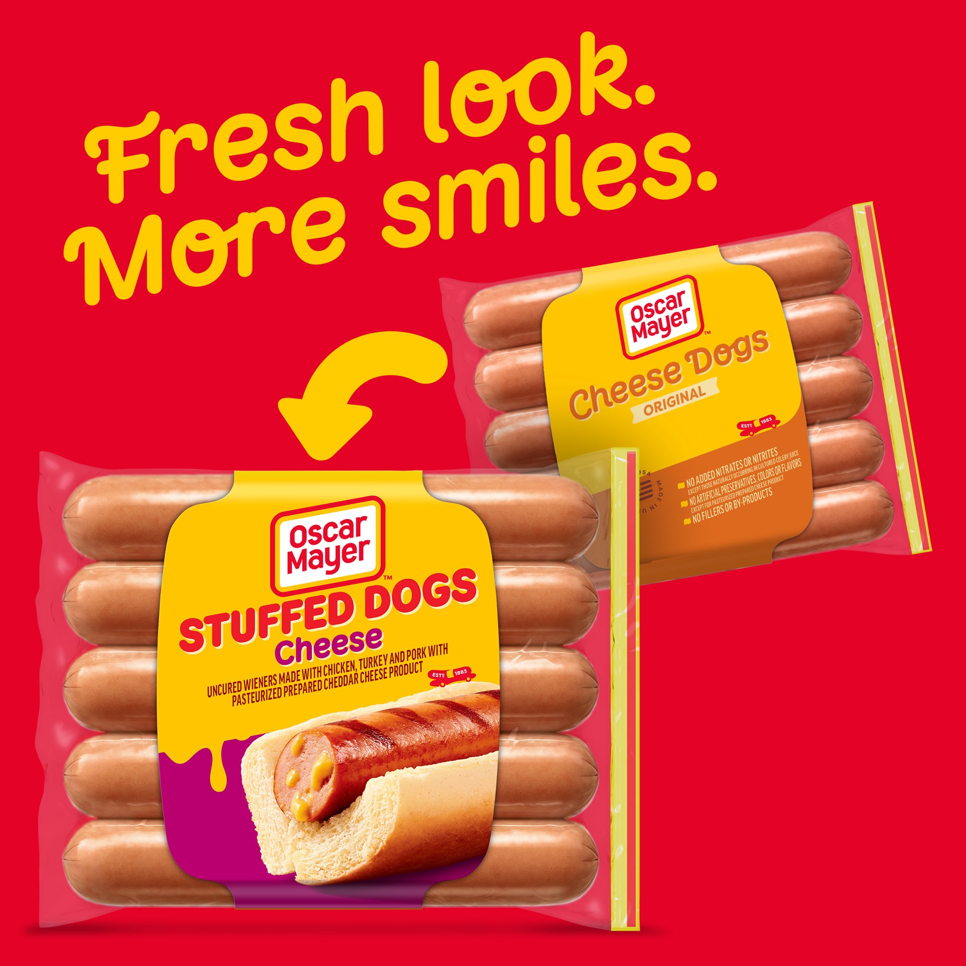 slide 2 of 5, Oscar Mayer Cheese Dogs - 16oz/10ct, 