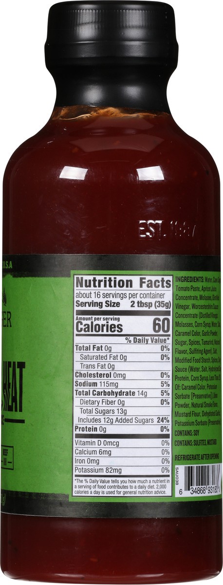 slide 13 of 13, Traeger Sweet & Heat BBQ Sauce, 19.5 oz