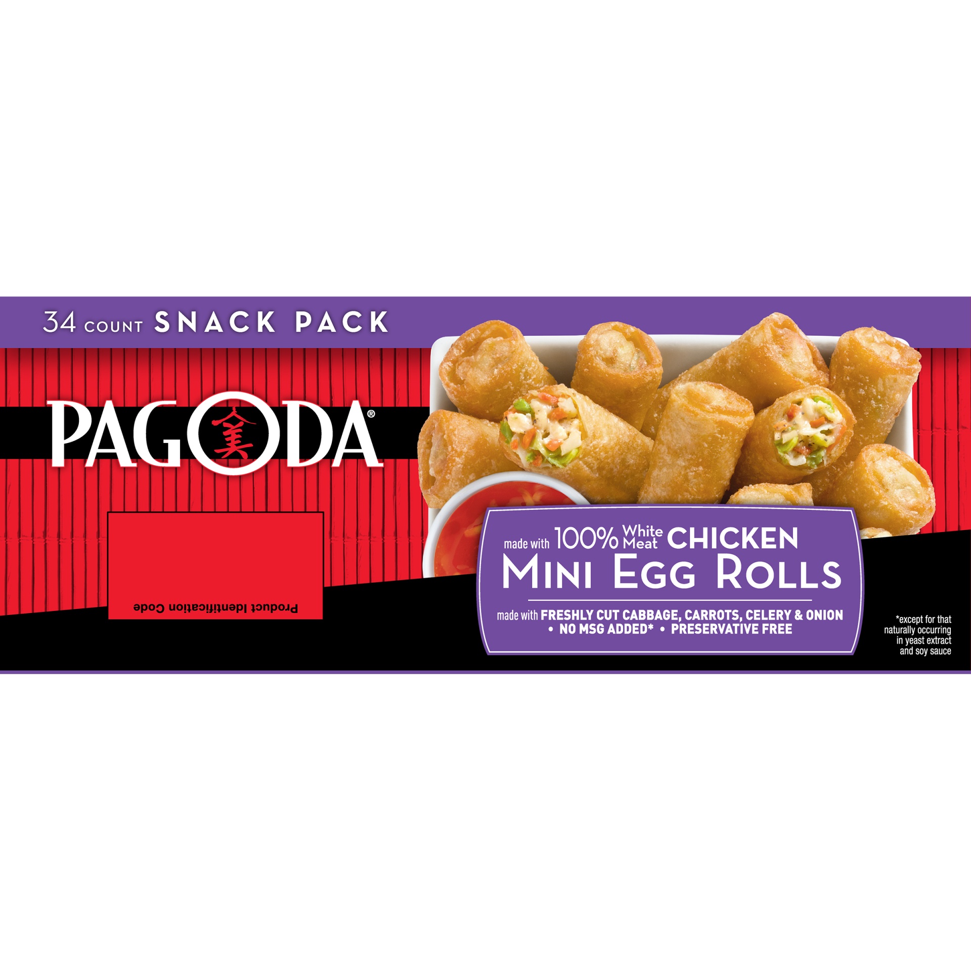 slide 5 of 8, Pagoda Express White Meat Chicken Mini Egg Rolls With Sweet Chili Sauce, 37.28 oz