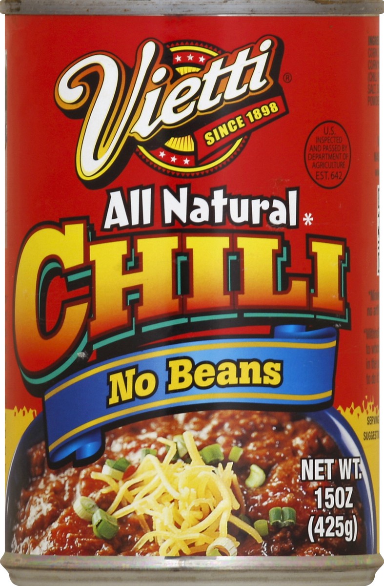 slide 2 of 2, Vietti No Beans Chili 15 oz, 15 oz