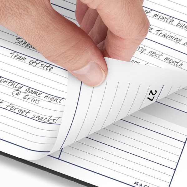 slide 6 of 10, AT-A-GLANCE® DayMinder® Academic 2025-2026 Weekly Monthly Appointment Book Planner, Charcoal, Large, 8 1/2"" x 11"", 1 ct