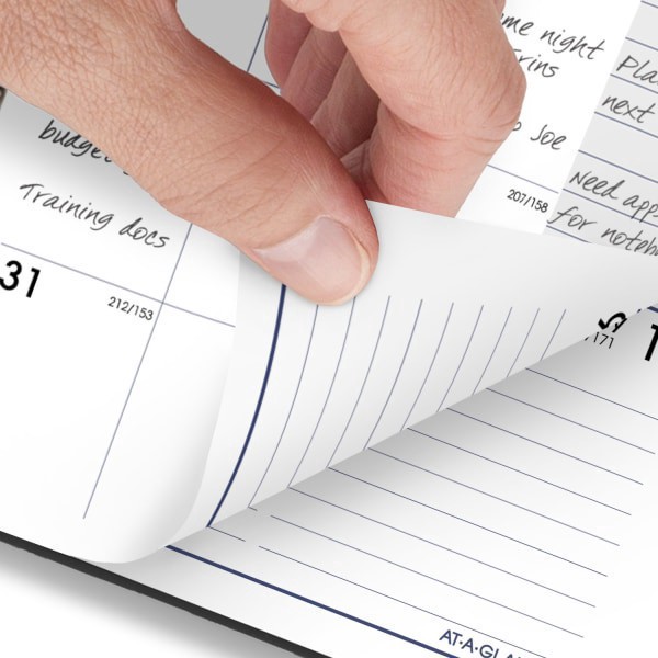 slide 10 of 10, AT-A-GLANCE® DayMinder® Academic 2025-2026 Weekly Monthly Planner, Charcoal, Small, 5"" x 8"", 1 ct