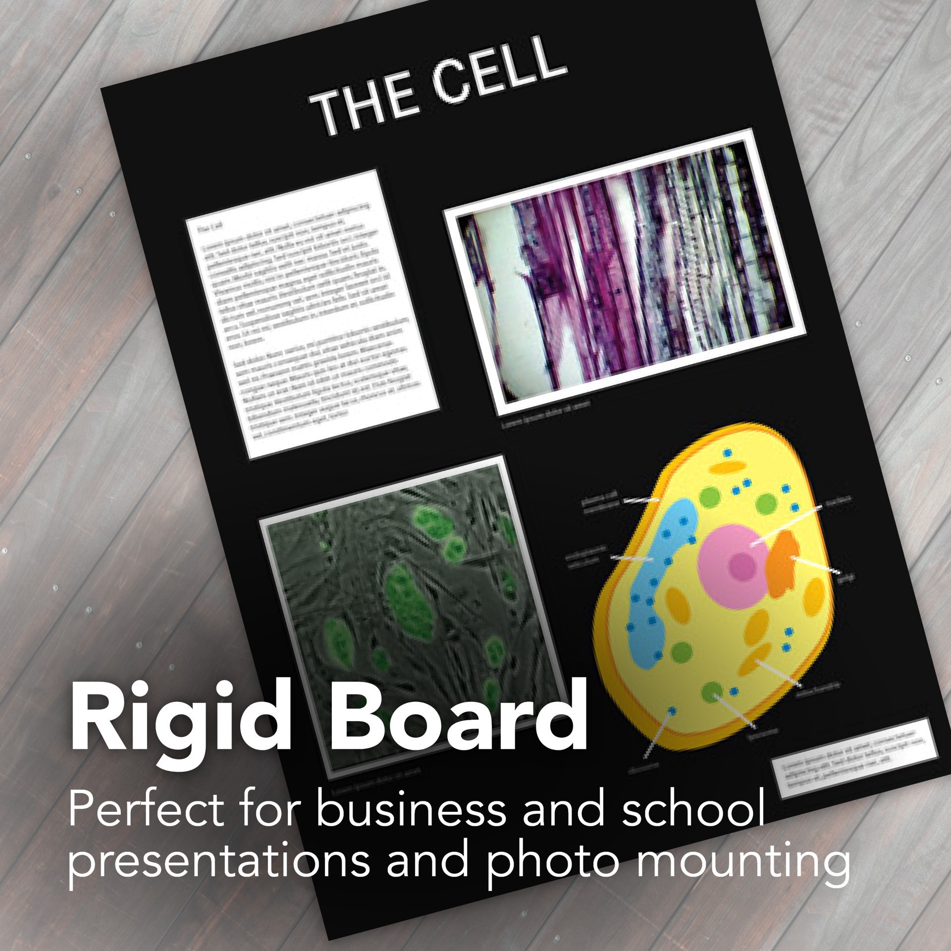 slide 3 of 3, Strathmore 400 Series Black Presentation Board, 20" X 30", 20 in x 30 in