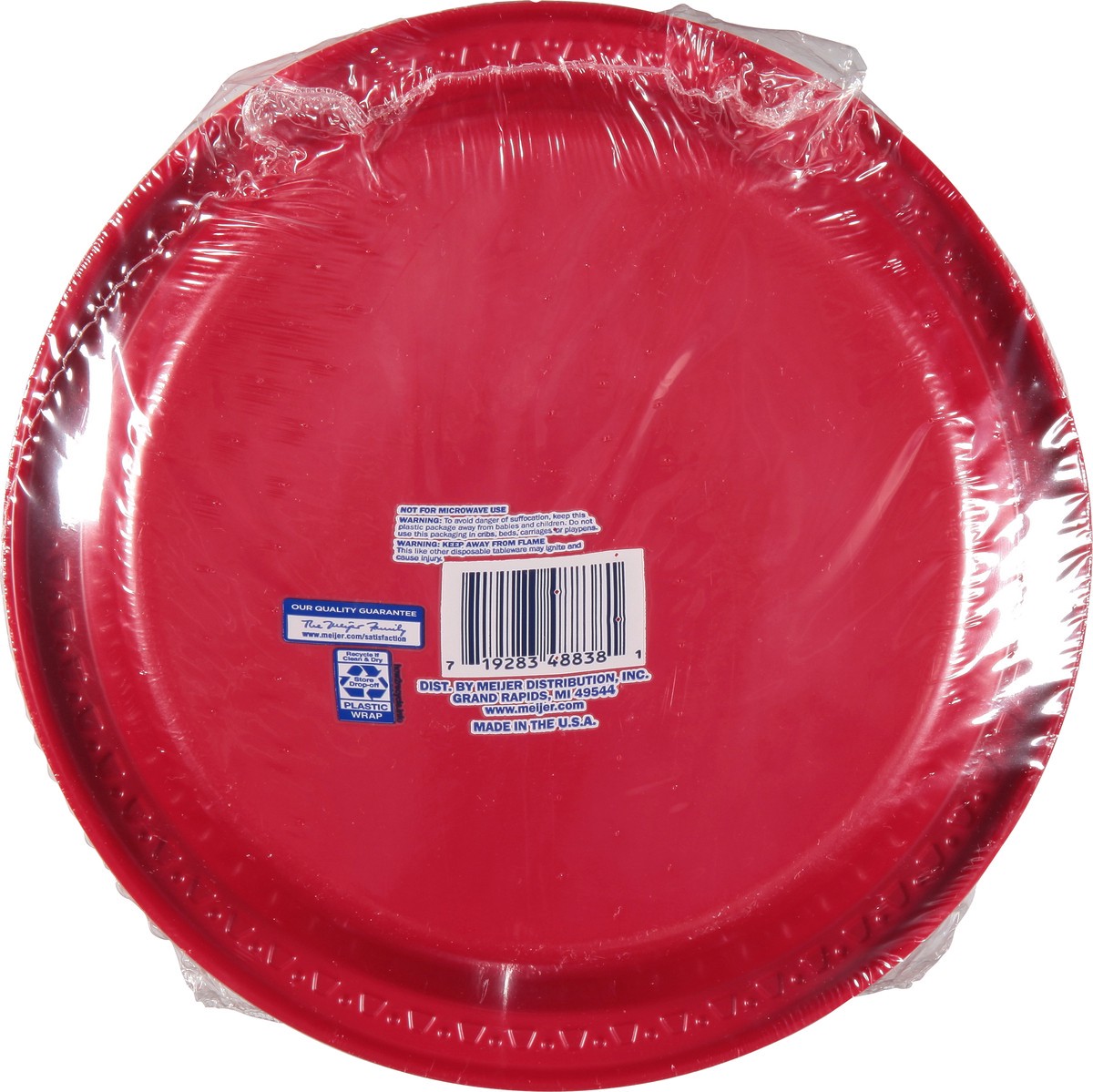 slide 5 of 9, Meijer 9" Plastic Party Plate, 40 ct