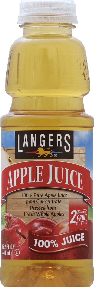 slide 4 of 4, Langers 100% Juice 15.2 oz, 16 fl oz