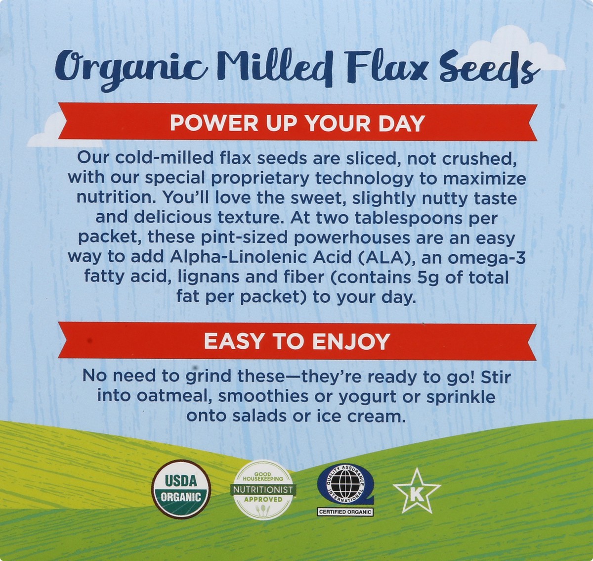 slide 3 of 12, Carrington Farms Organic Flax Paks Milled Flax Seeds, 5.08 oz