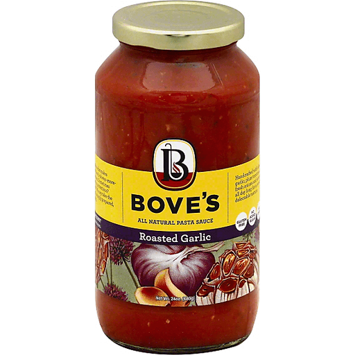 slide 1 of 2, Bove's Roasted Garlic Sauce, 26 oz