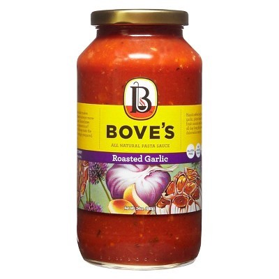 slide 1 of 2, Bove's Rsted Garlic Sauce, 24 fl oz