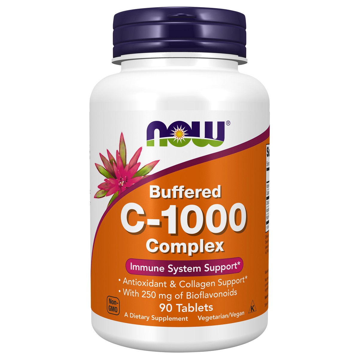 slide 1 of 4, NOW Vitamin C-1000 Complex - 90 Tablets, 90 ct