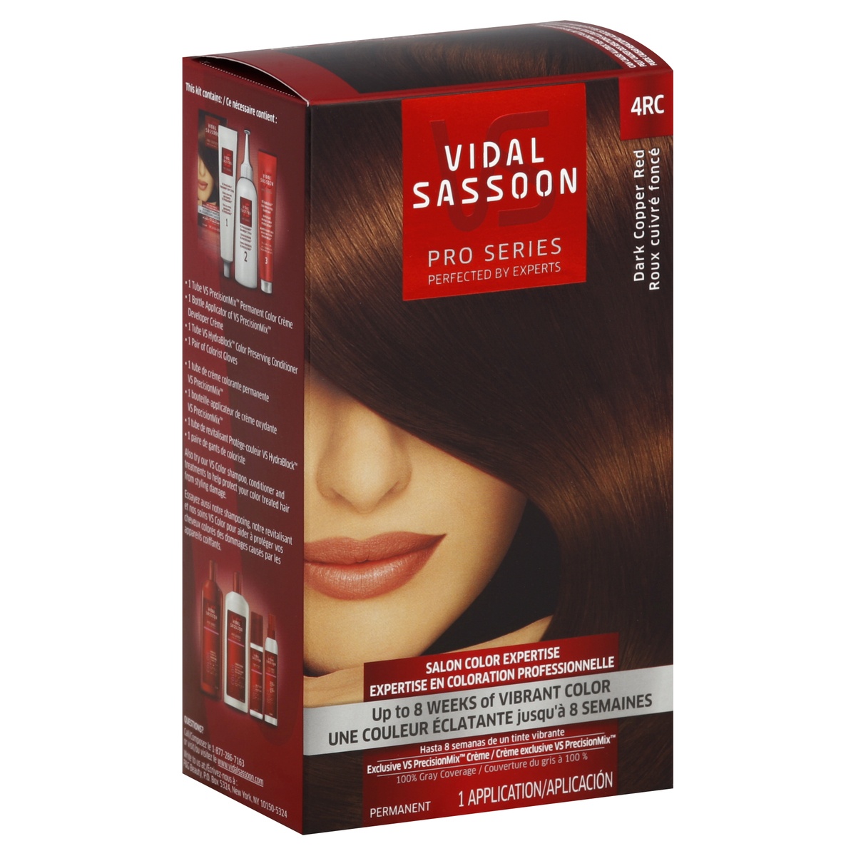 slide 1 of 1, Vidal Sassoon Permanent Haircolor, 1 ct