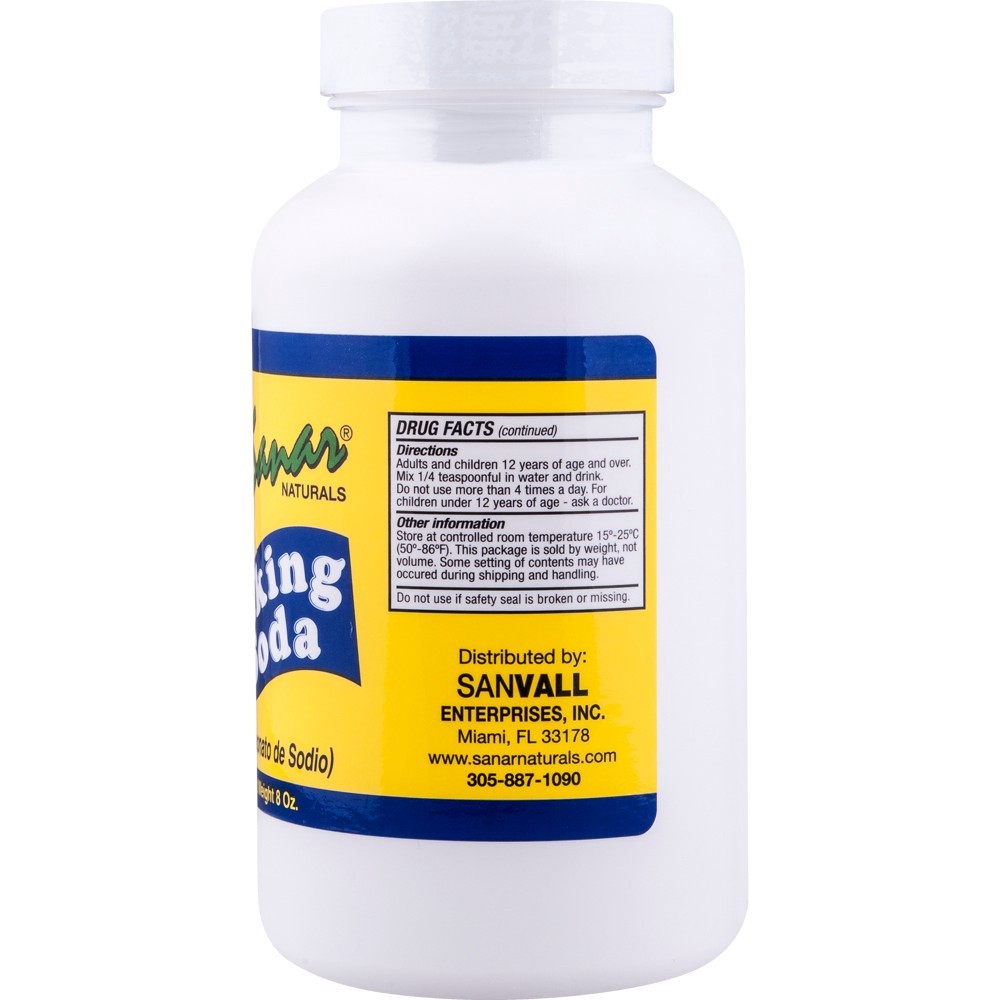 slide 3 of 3, Sanar Naturals Baking Soda 8 oz, 8 oz