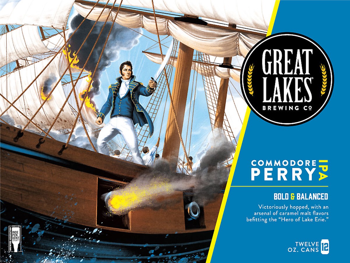 slide 5 of 8, Great Lakes Brewing Co. Great Lakes Commodore Perry IPA 12 pack, 12oz fl oz cans, 7.7% ABV, 12 ct; 12 oz