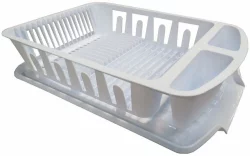 VM International Dish Draining Set White