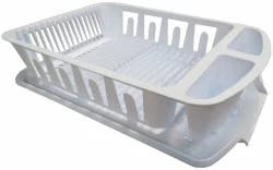 VM International Dish Draining Set White