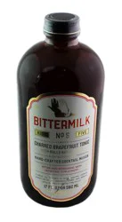 Bittermilk No.5 Charred Grapefruit Tonic Mixer With Bulls Bay Sea Salt - 17 oz