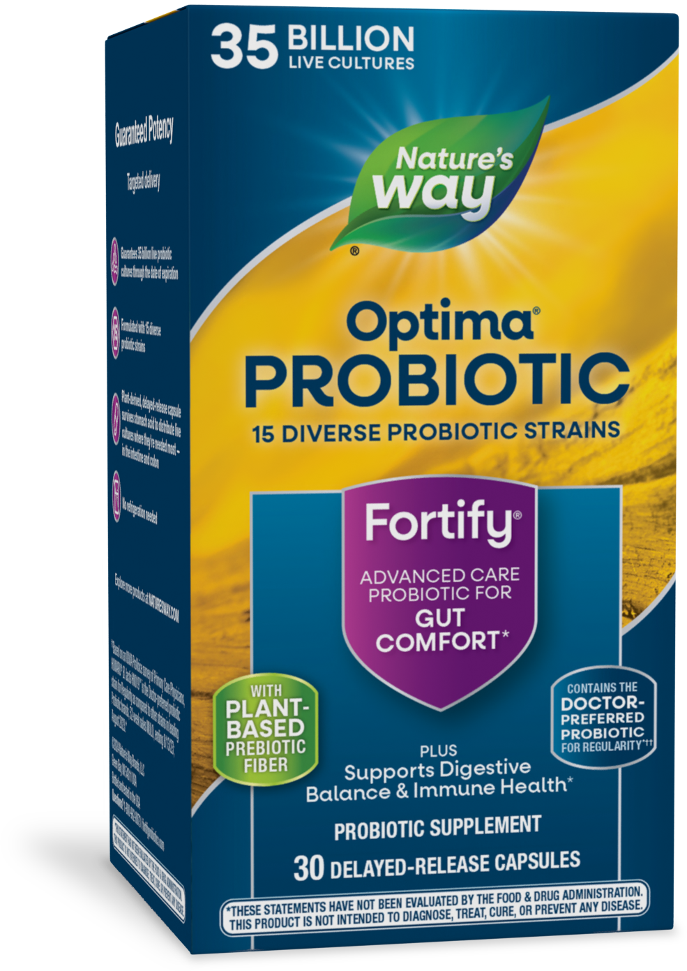 slide 1 of 4, Nature's Way Fortify Optima 35 Billion Probiotic, 30 ct