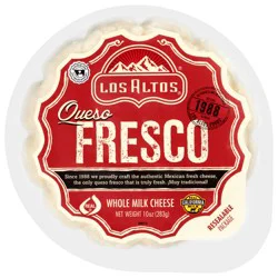 Los Altos Queso Fresco Whole Milk Cheese 10 oz